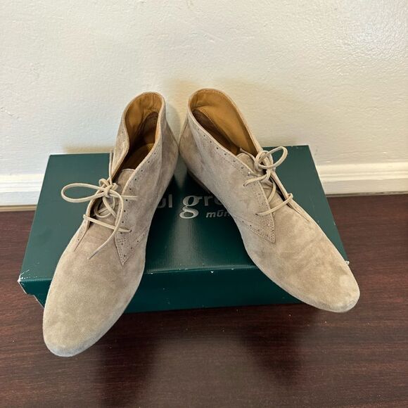 Paul Green EUC Handmade  7,5 US/5 UK/ 38Europe  Suede chukka  Boots Lace up - Picture 5 of 16